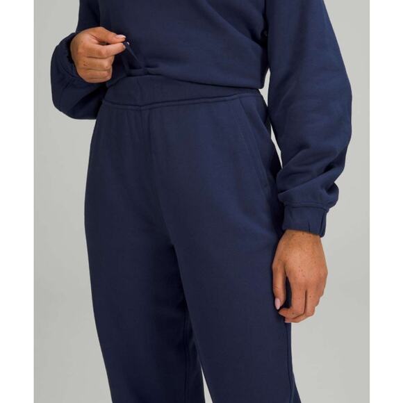 LULULEMON Women's Relaxed High Rise Jogger Size 2 Blue Night Sea Athletic - Picture 3 of 13